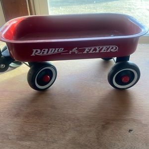 Miniature Radio flyer classic red wagon toy